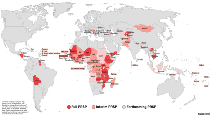 PRSP Map