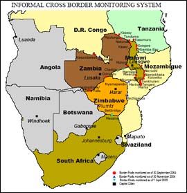 Informal cross border monitoring system